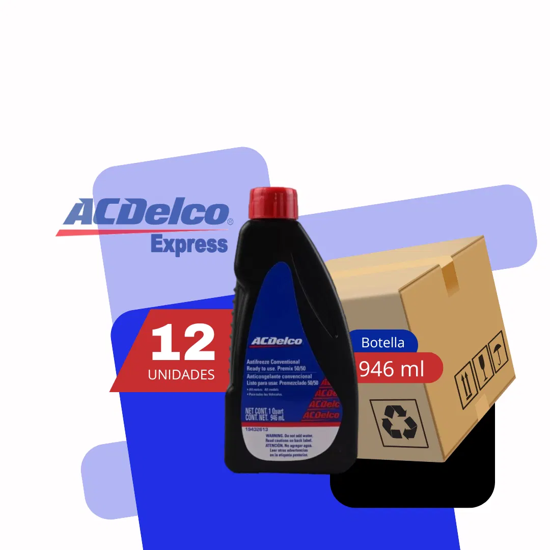 Anticongelante Verde 946 ml Listo para usar Precio Mayoreo