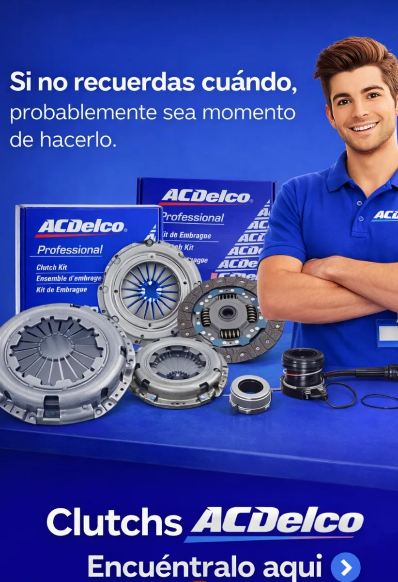 Beneficios de cambiar tu clutch por uno ACDelco