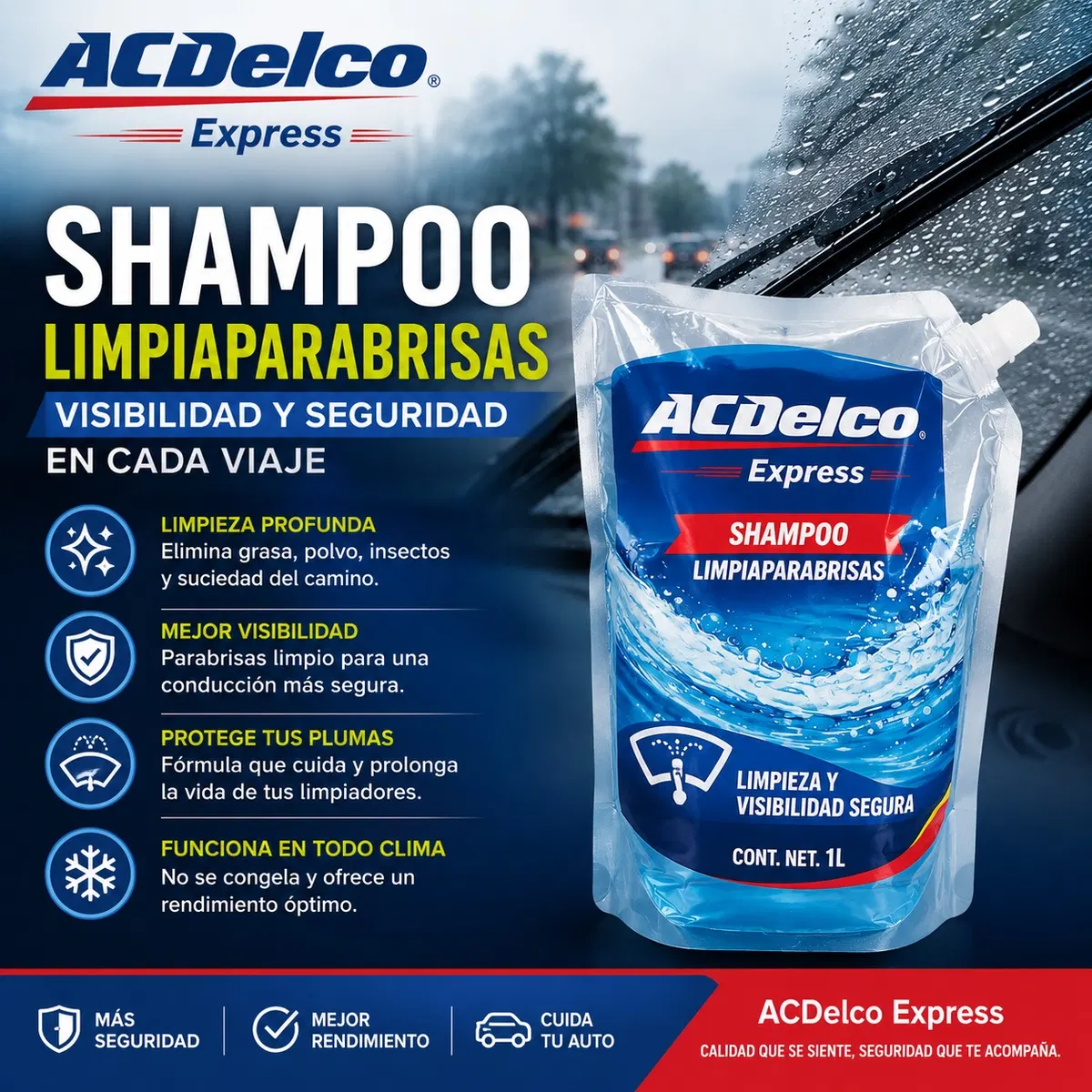 Shampoo Limpiaparabrisas