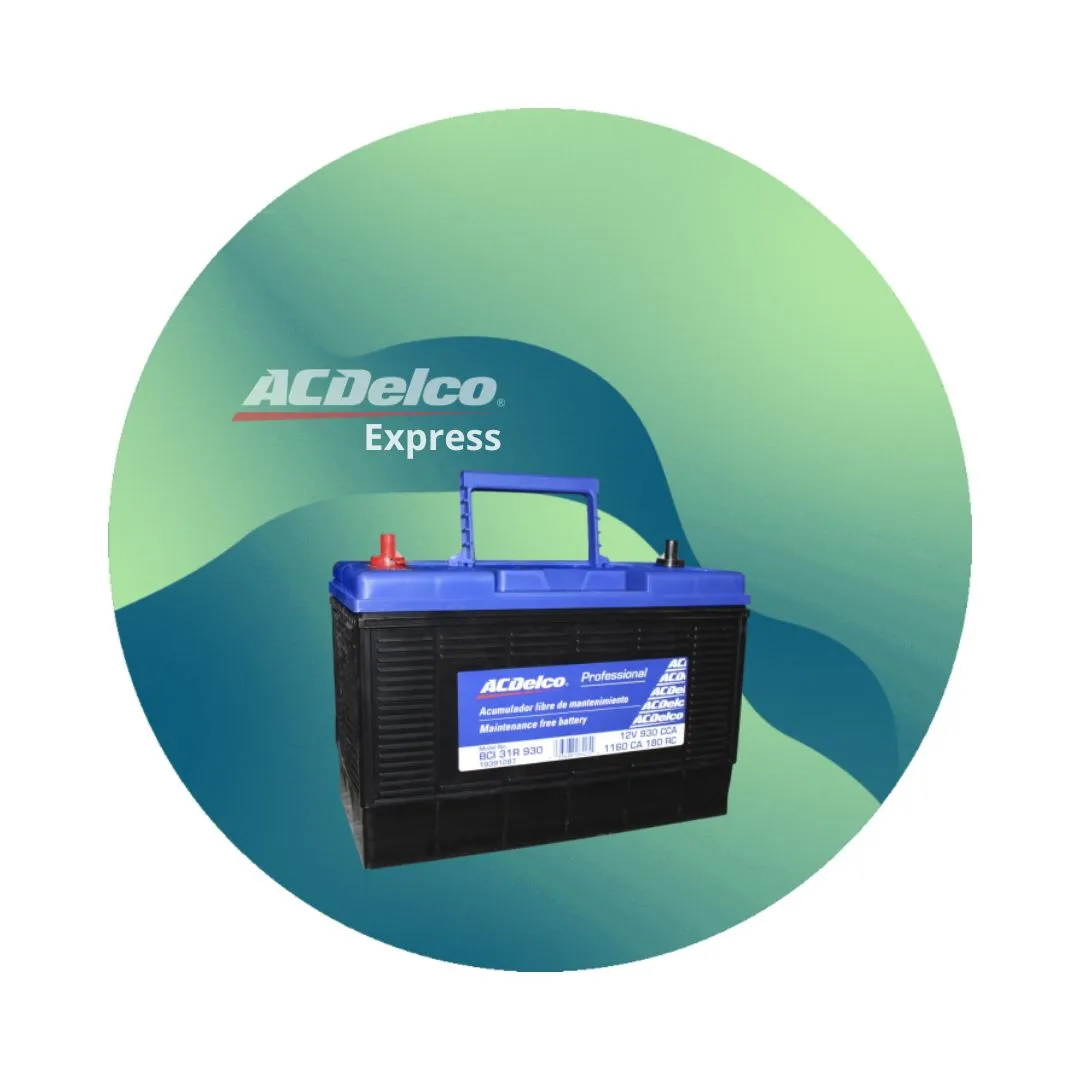 Batería/Acumulador 31T 930 Amp +/- Plomo-Ácido con Terminal de Tornillo.