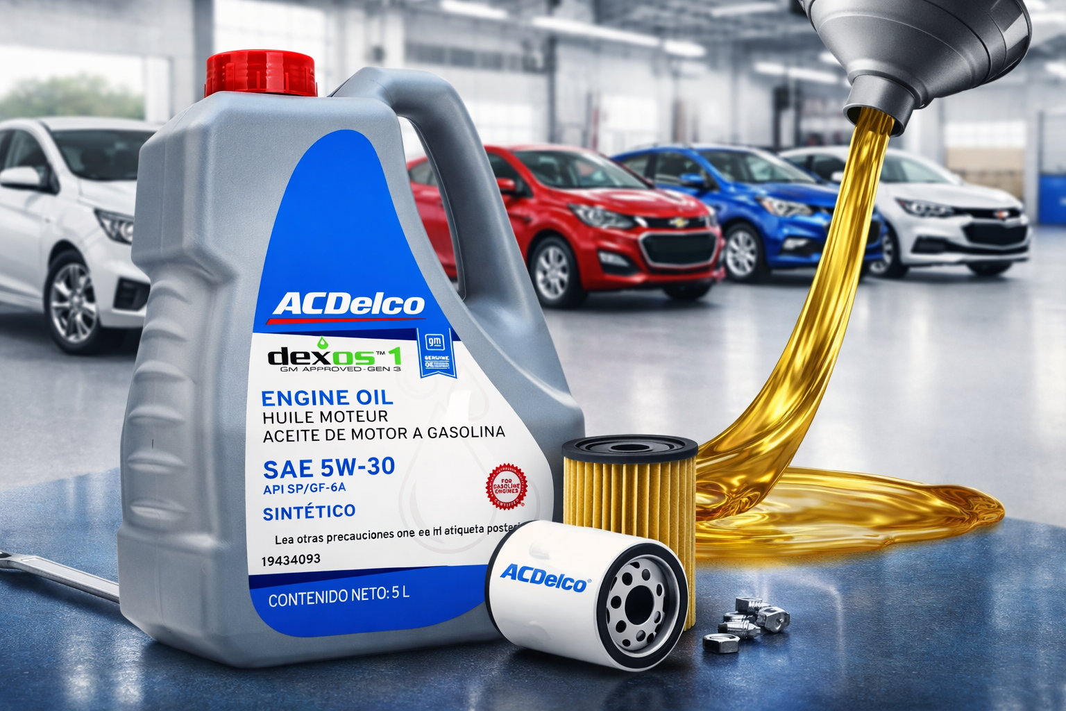 ¿Por qué es importante usar aceite 5W30 Sintético Dexos ACDelco?